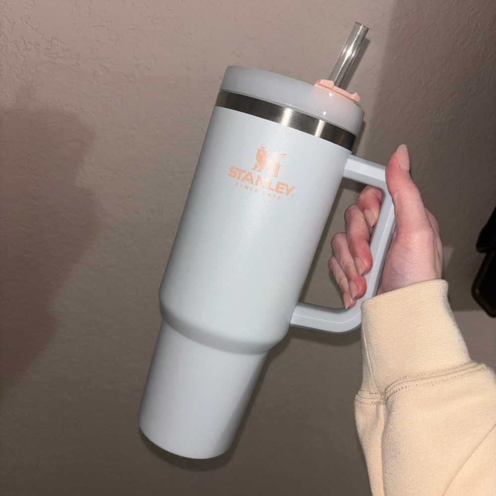 Grey & Pink 40 oz Stanley